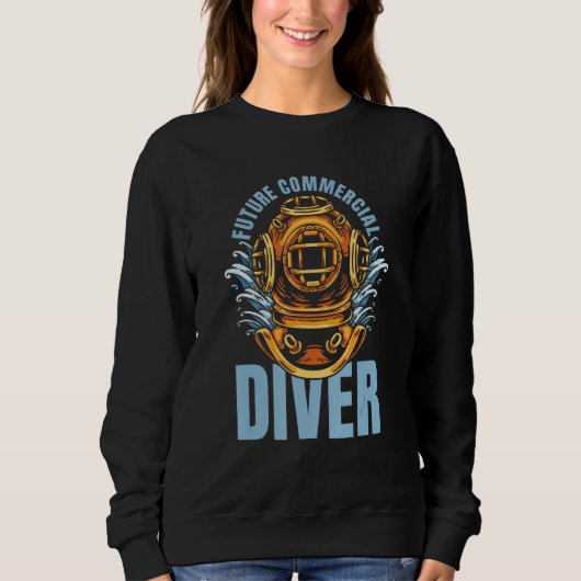 Diver Future Dive Scuba  Snorkeling Commercial Div Trui (Voorkant)
