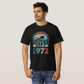 Diver, geboren in 1972 50th Birthday Diving Gift D T-shirt (Voorkant volledig)