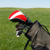 Diver naar beneden duikende vlag golfheadcover (Insitu)