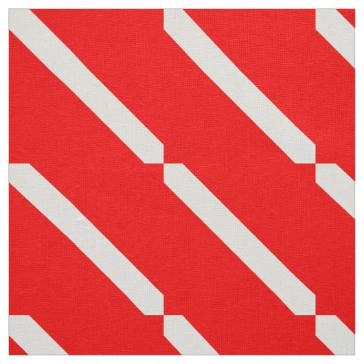 Diver naar beneden duikende vlag stof (Swatch)