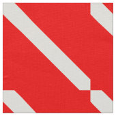 Diver naar beneden duikende vlag stof (Close Up)