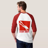 Diver neer shirt SCUBA (Achterkant volledig)