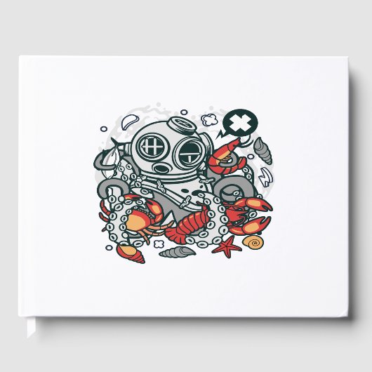 Diver Octopus Gastenboek (Voorkant)