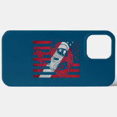 Diver omlaag drijven Vlag scuba duikend Amerikaans Case-Mate iPhone Case (Achterkant (horizontaal))