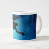 Diver onderwater grote koffiekop (Voorkant rechts)