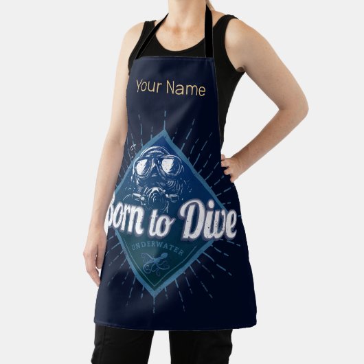 Diver retro Scuba Diving School  Ocean Schort (Insitu)