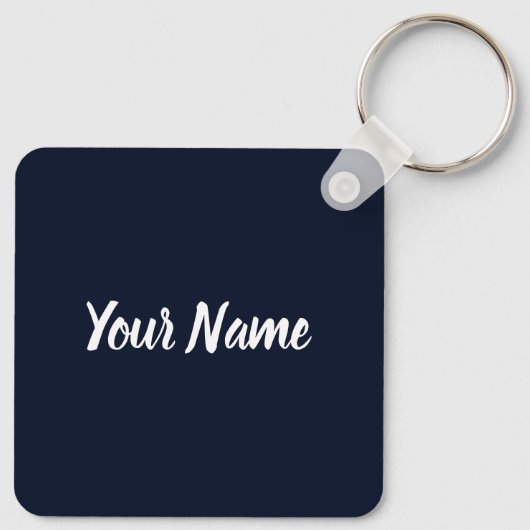 Diver retro Scuba Diving School  Ocean Sleutelhanger (Achterkant)