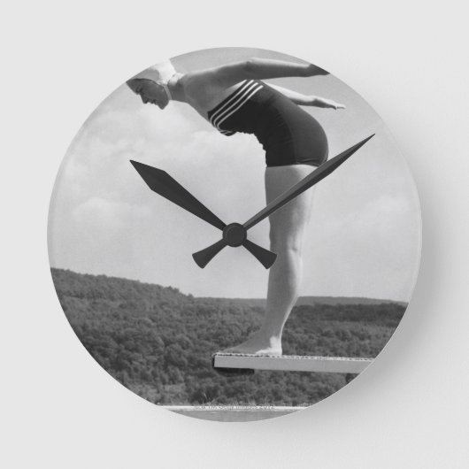 Diver Ronde Klok (Voorkant)