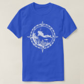 Diver Scuba Diving Compass Dive T-shirt (Design voorkant)