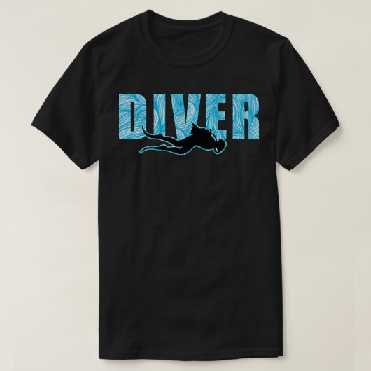Diver Scuba Diving Dive T-shirt (Design voorkant)