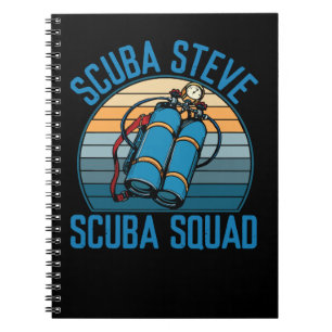 Diver Scuba Steve Scuba Squad 112 Diving De Notitieboek