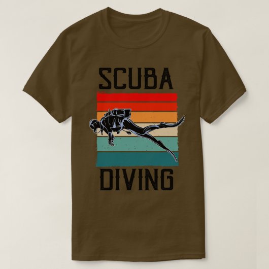 Diver Snorkelen Scuba Diving T-shirt (Design voorkant)
