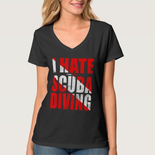 Diver Snorkeling Diving Sport Vacation  1 T-shirt (Voorkant)