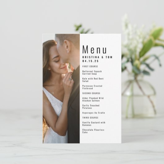 Diver van een Photo Menu (Staand voorkant)