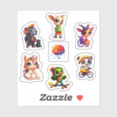 Divergee Character Sticker Blad 2 (Vel)