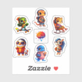 Divergee Character Sticker Blad 3 (Vel)