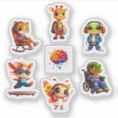 Divergee Character Sticker Sheet I (Voorkant)