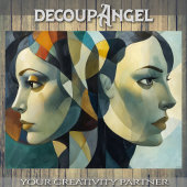 Divergente echo's - Decoupage - Tissuepapier