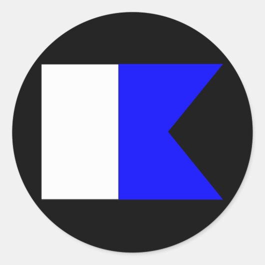 Divers Den Special Collectie Ronde Sticker (Voorkant)