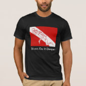 Divers doen het dieper t-shirt (Voorkant)