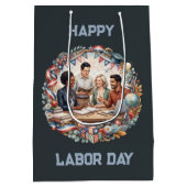 Divers Educatief Patriottisch Dag van de Arbeid Te Medium Cadeauzakje (Achterkant)