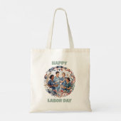 Divers team verpleegkundigen Patriottische Dag van Tote Bag (Achterkant)