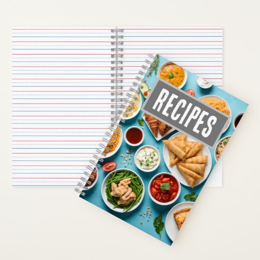 Divers voedsel notitieboek (Binnen)