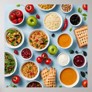 Divers voedsel poster