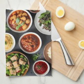 Divers voedsel theedoek (Quarter Fold)