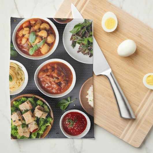 Divers voedsel theedoek (Quarter Fold)