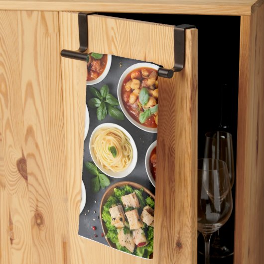 Divers voedsel theedoek (Derde Gevouwen)