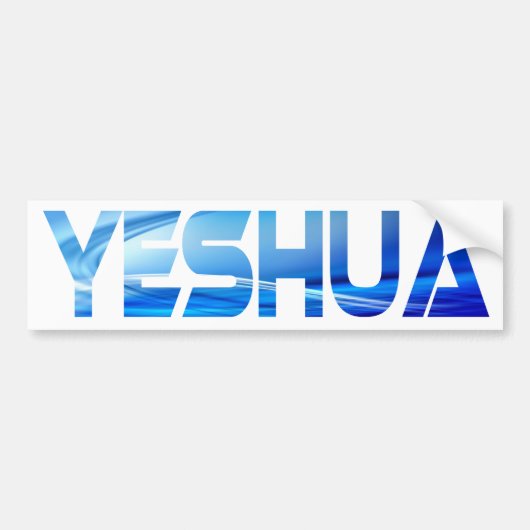 Divers Yeshua Effet eau TIF Bumpersticker (Voorkant)