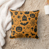 Diverse afbeeldingen met Halloween-patroon pliow Kussen (Deken)