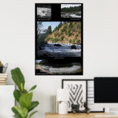 Diverse afbeeldingen van Whitewater Poster (Thuiskantoor)