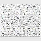 Diverse Amerikaanse militaire vliegtuigen Cadeaupapier (Vlak)