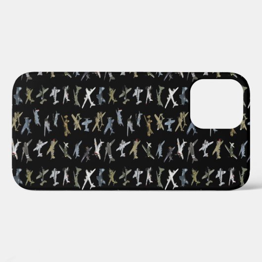 Diverse Amerikaanse WW2-vliegtuigen Case-Mate iPhone Case (Achterkant (horizontaal))