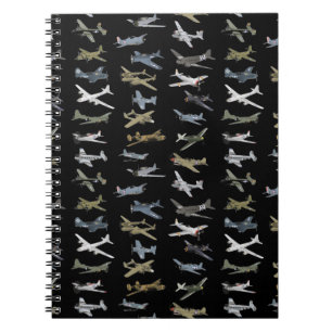 Diverse Amerikaanse WW2-vliegtuigen Notitieboek