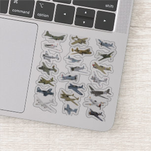 Diverse Amerikaanse WW2-vliegtuigen Sticker