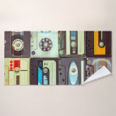 Diverse audiocassettes badhanddoek (Badhanddoek)