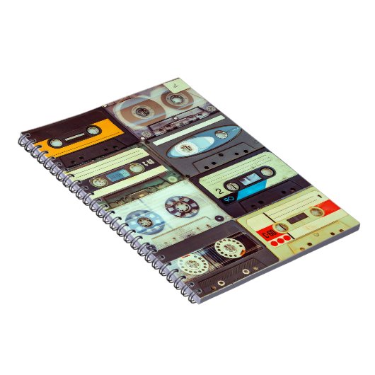 Diverse  audiocassettes notitieboek (Rechterzijde)