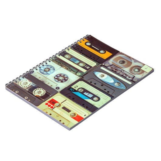 Diverse  audiocassettes notitieboek (Linkerzijde)