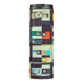 Diverse  audiocassettes thermosbeker (Achterkant)
