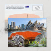 Diverse Australië Briefkaart (Voorkant / Achterkant)