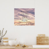 Diverse bevestigende gedicht poster (Keuken)