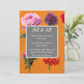 Diverse bloemen Daisy bruiloft Kaart (Staand voorkant)