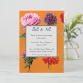 Diverse bloemen Daisy bruiloft Kaart (Staand voorkant)