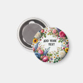 Diverse bloemen magneet (Voorkant / Achterkant)