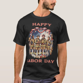 Diverse Brandweerlieden Patriottische Dag van de A T-shirt