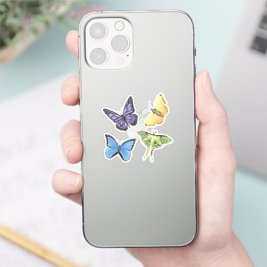 Diverse Butterfly Vinyl Stickers (Telefoon)