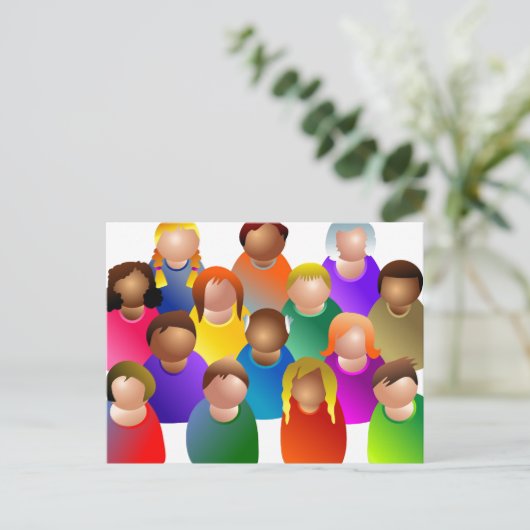 Diverse Community Briefkaart (Staand voorkant)